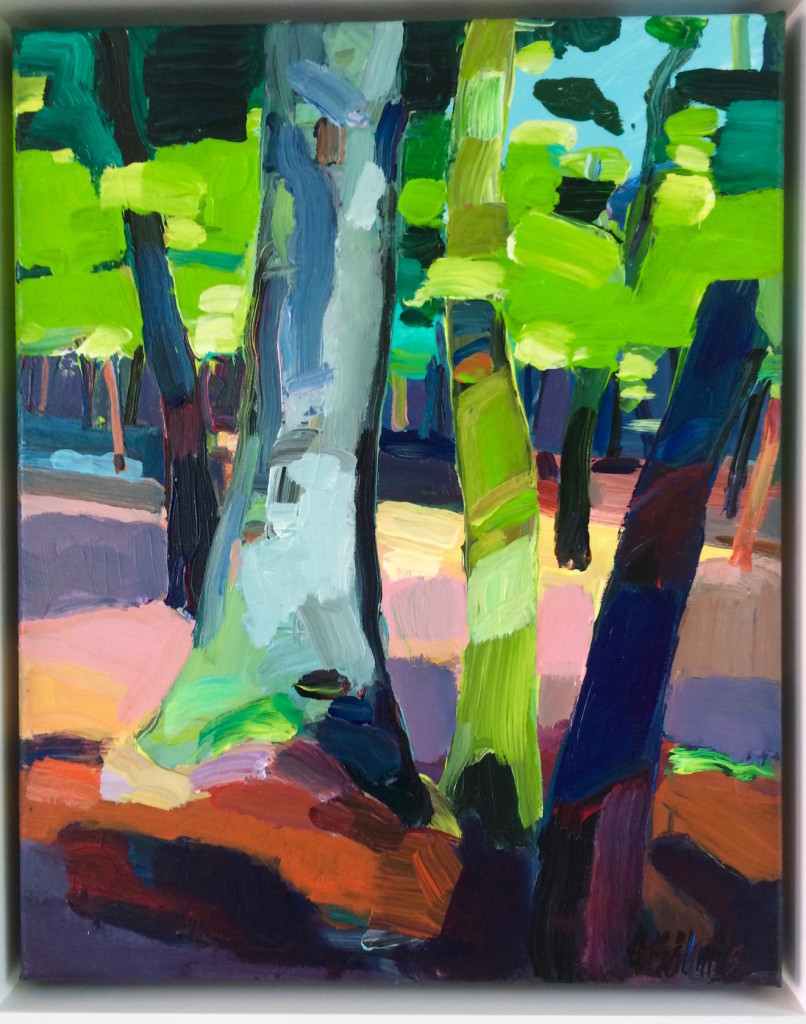 Wald Impression ausgestellt auf der "Art 3F" in Paris 2015